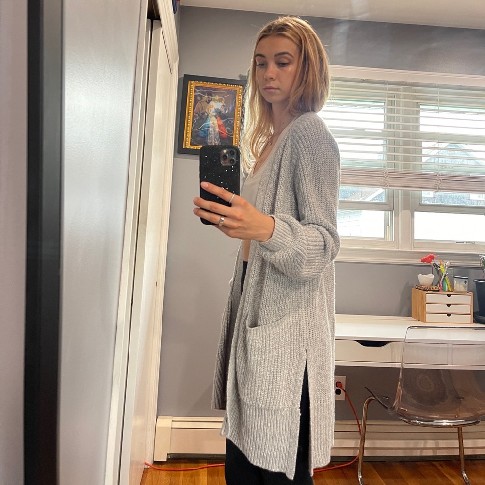 Grey Stradivarius Cardigan